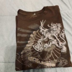 Chaos - Long Sleeve Tee with lion graphic
